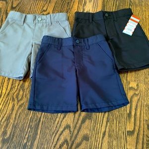 Cat and Jack uniform shorts. 4T. 3 pairs